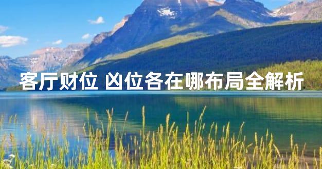 客厅财位 凶位各在哪布局全解析